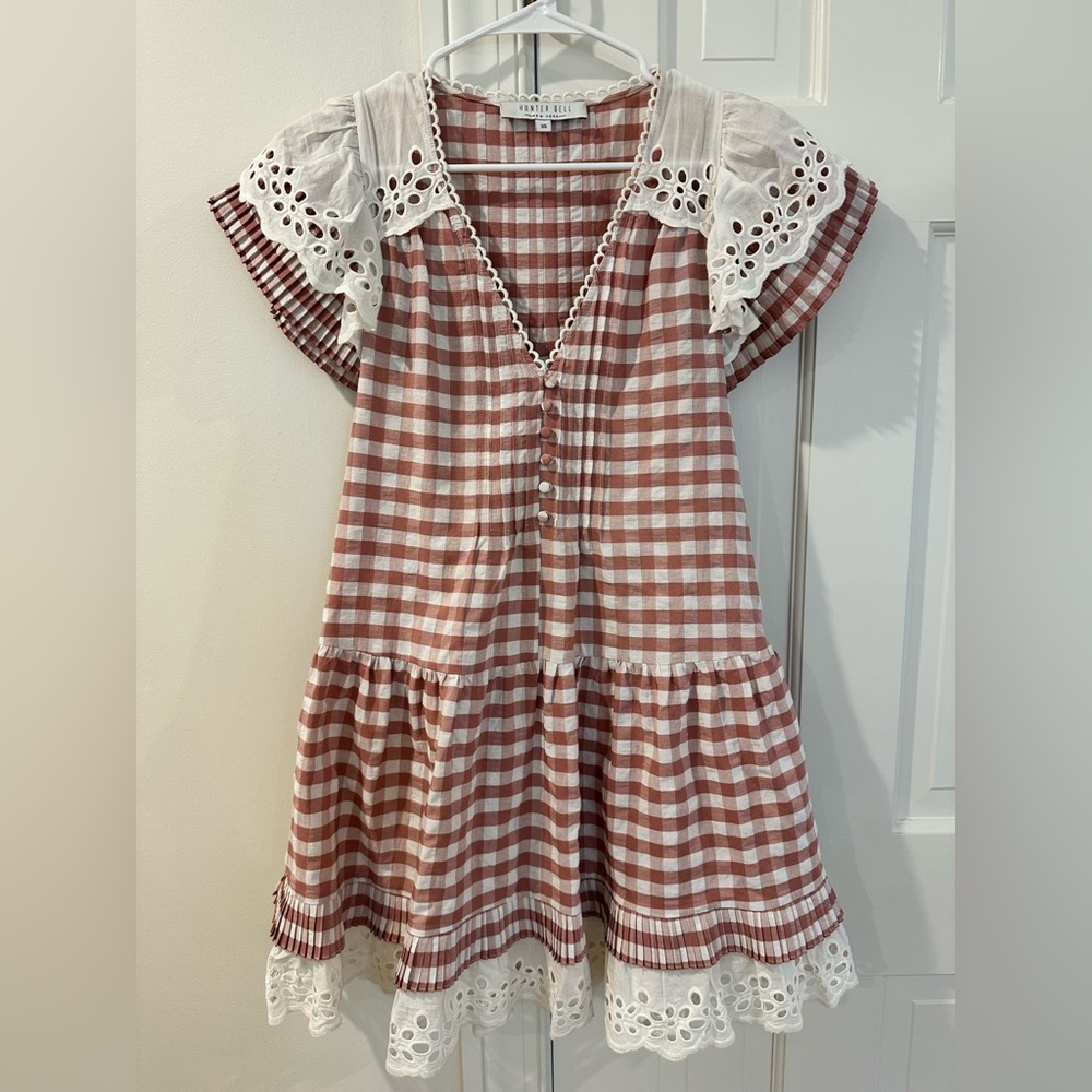 Hunter Bell Gingham Dress Size XS